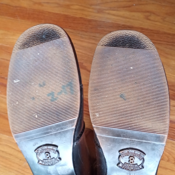 MOULDED CONSTRUCTION BOOTS BROWN ZIP UP MID-CALF size 8 - Picture 10 of 10